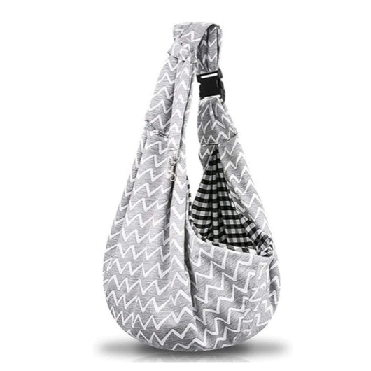 Bolsa Bandolera para Mascotas a Cuadros Rojo y Negro con Correa Ajustable - Image 10