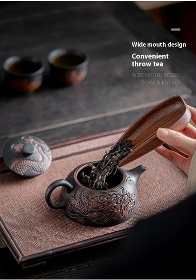 Tetera de Barro Púrpura Año del Dragón - Cerámica Artesanal Xianglong para Té Premium - Image 9