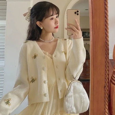 Chaqueta Suéter Coreano Manga Larga Delgada y Ligera - Image 2