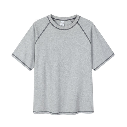 Playera Raglan Hombre con Costuras Decorativas y Cuello Redondo - Image 9