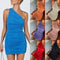 Vestido Plisado Hombro Descubierto Ajustado a la Cadera - Diseño Moderno y Sexy