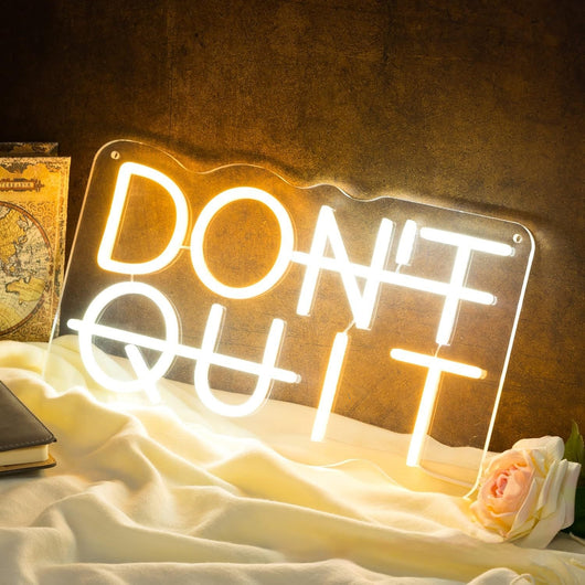 Letrero Neon Don't Quit - Motivación para tu Gimnasio - Image 11