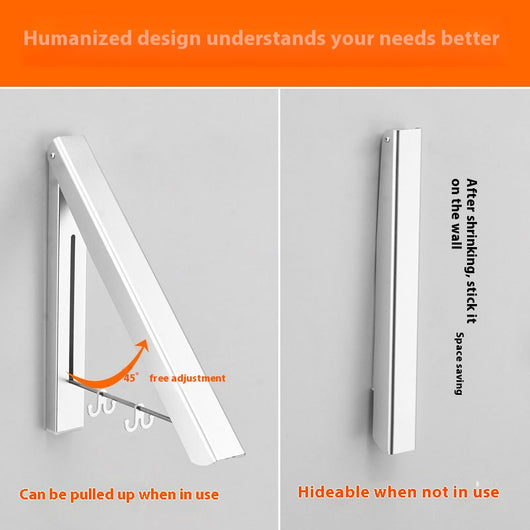 Tendedero Invisible Plegable de Aluminio sin Perforaciones - Image 18