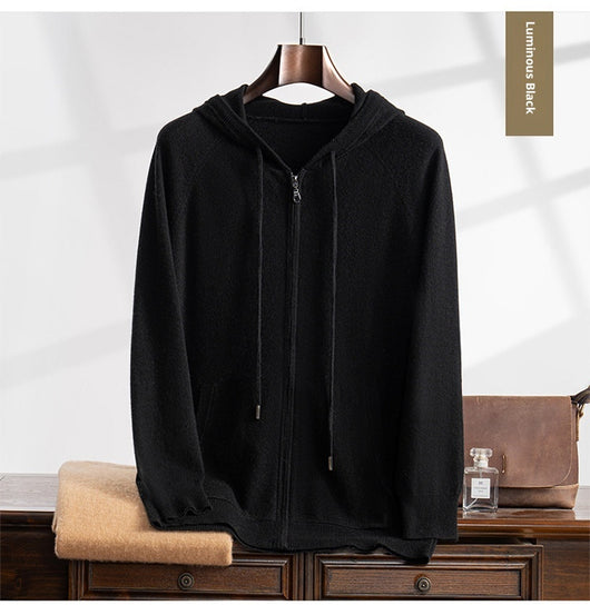 Cardigan de Cachemira para Hombre con Cierre - Suéter Tejido Premium - Image 18