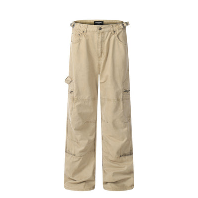 Pantalones de Trabajo Multibolsillos con Estilo para Hombre