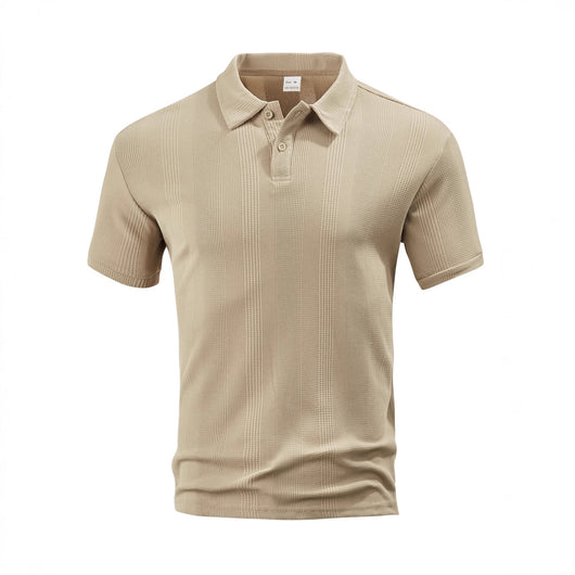 Polo Texturizado de Manga Corta para Hombre - Image 5