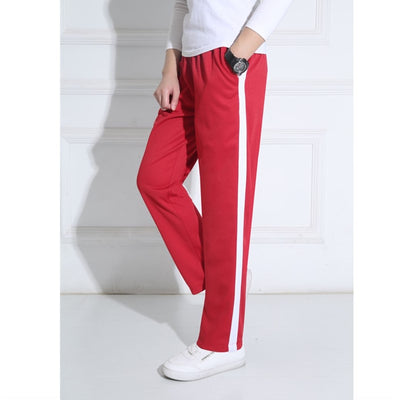 Pantalones de Uniforme Escolar Azul Marino con Rayas Amarillas Ancho - Image 19