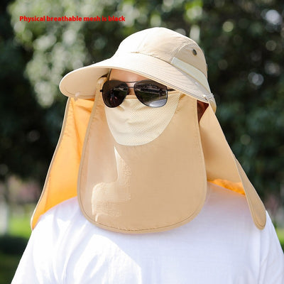 Sombrero de Protección Solar con Cobertura Facial para Pesca y Montaña - Image 15