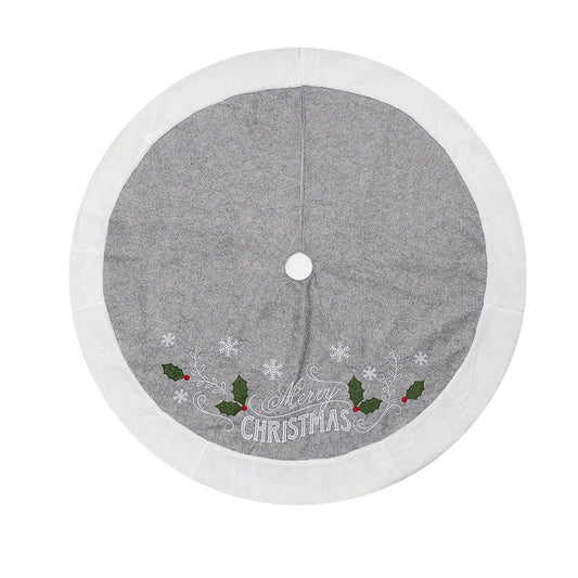 Falda Protectora para Árbol de Navidad Gris - Image 2