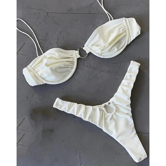 Conjunto de Bikini Sexy de 2 Piezas