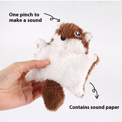Juguete Interactivo Ardilla Voladora con Sonido Crujiente para Gatos - Image 10