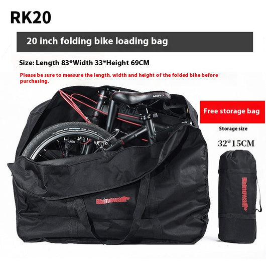 Bicicleta Plegable con Bolsa de Transporte para Equipaje - Image 7