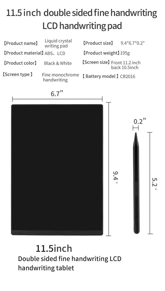 Pizarra Digital LCD de Doble Pantalla para Escritura a Mano - Image 9