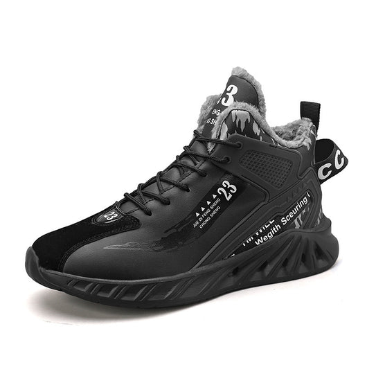 Tenis Plataforma Cuero Impermeables Mid-Top - Image 6