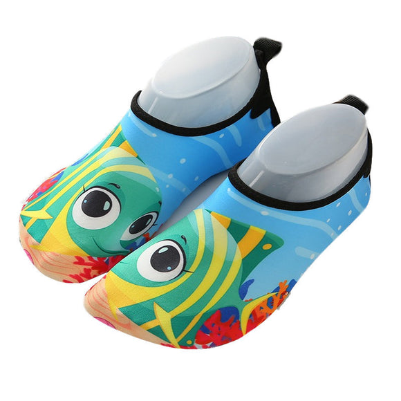 Sapatilhas Aquáticas Esportivas com Design Divertido - Antiderrapantes e Respiráveis