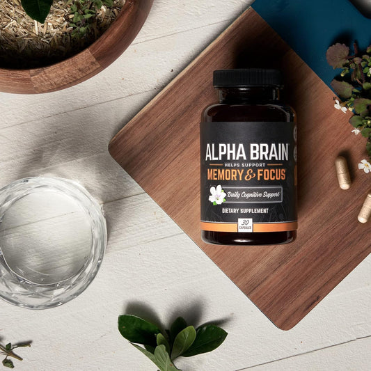 Cápsulas Potenciadoras Cognitivas Alpha Brain