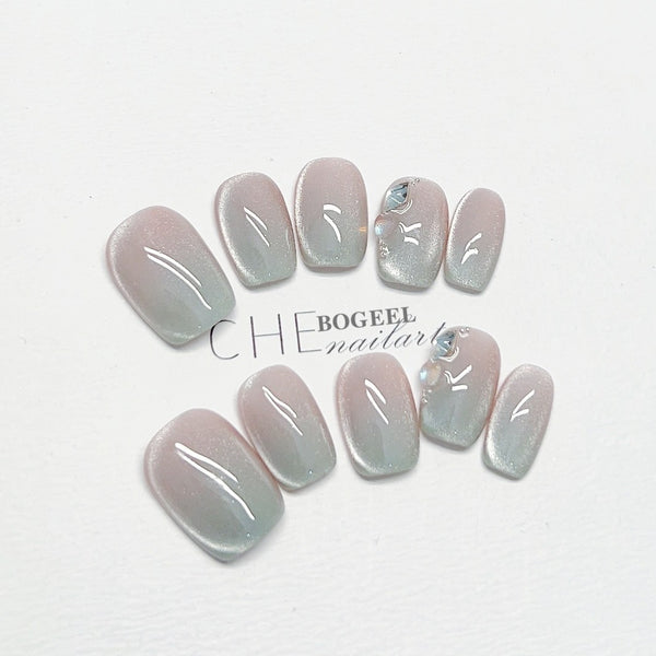 Adhesivos de Uñas Sandía con Degradado de Color