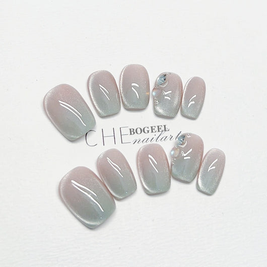 Adhesivos de Uñas Sandía con Degradado de Color