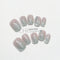 Adhesivos de Uñas Sandía con Degradado de Color