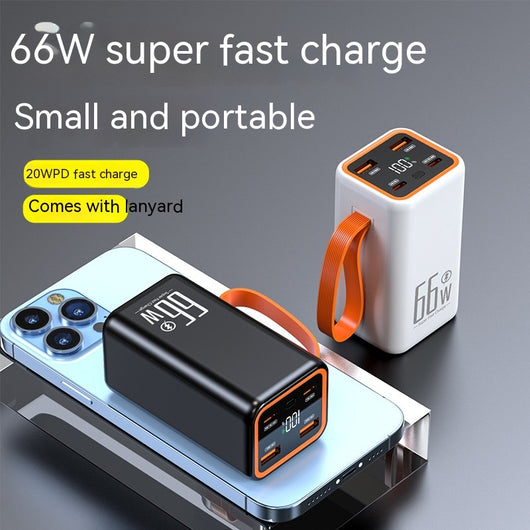 Batería Portátil PD66W 20000 mAh - Carga Rápida Ultra Potente