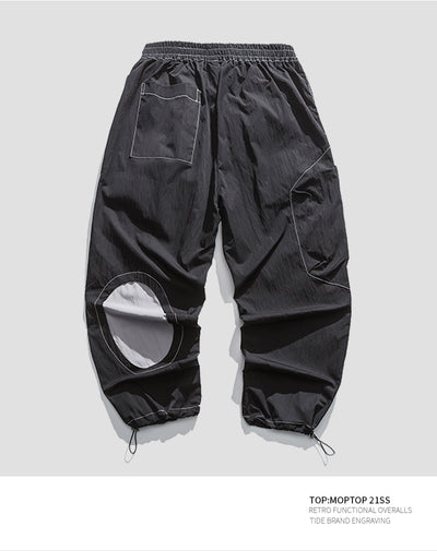 Pantalones Cargo Holgados para Hombre con Bolsillos Grandes y Costuras Reforzadas - Image 11