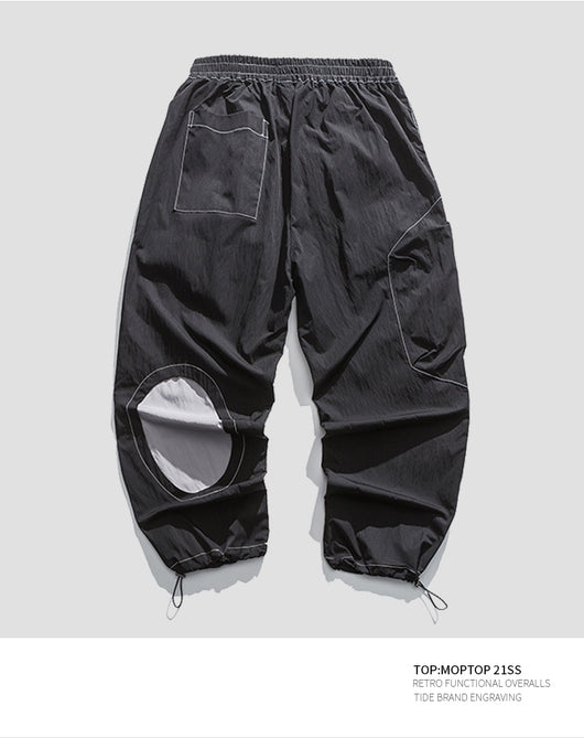 Pantalones Cargo Holgados para Hombre con Bolsillos Grandes y Costuras Reforzadas - Image 11