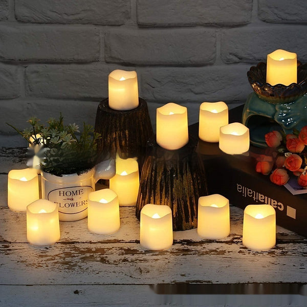 Vela LED Decorativa sin Llama - Confesiones y Deseos para Bodas, Halloween y Navidad