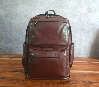 Mochila de Cuero para Negocios - Gran Capacidad, Cómoda y Versátil - Image 2
