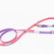 Purple Pink Traction Rope