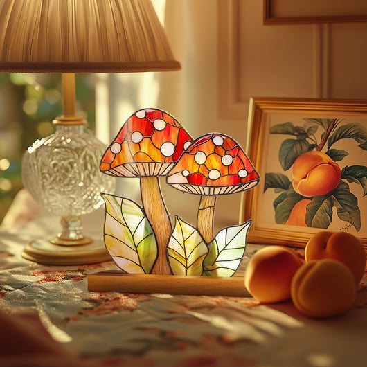 Adornos Decorativos Acrílicos con Efecto Cristal - Flores y Paisajes - Image 40
