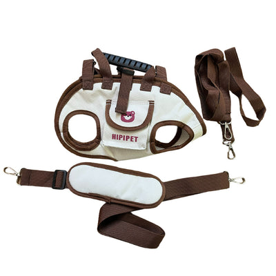 Set de 3 Mochilas de Tracción para Mascotas - Diseño Transpirable y Portátil con Arnés y Correa - Image 10