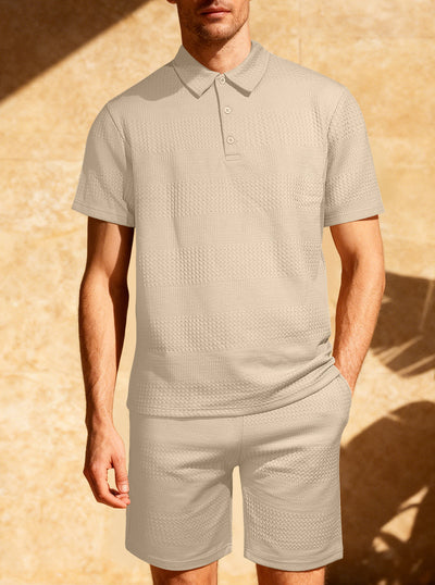 Conjunto Deportivo Hombre Jacquard Suelta Comodidad Total - Image 35
