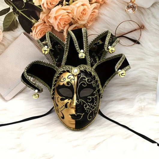 Máscara Veneciana de Actuación Yin Yang Halloween Lujo para Fiestas - Image 6