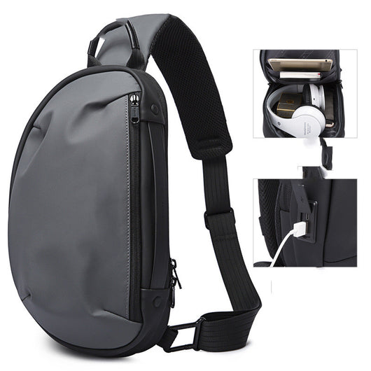Bolsa Cruzada Impermeable para Hombre - Estilo Casual y Funcional - Image 2