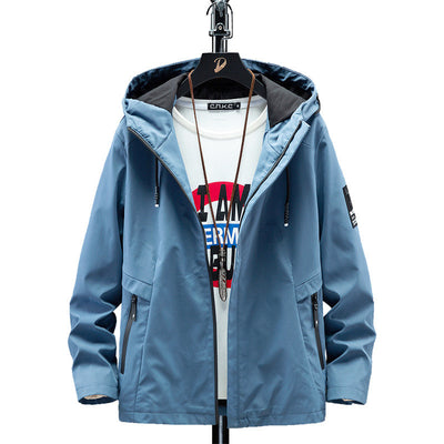 Chaqueta Hoodie Suelta Versátil para Hombre - Image 4