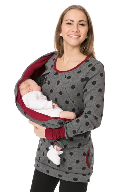 Sudadera con Capucha para Lactancia Materna - Manga Larga Mujer - Image 25