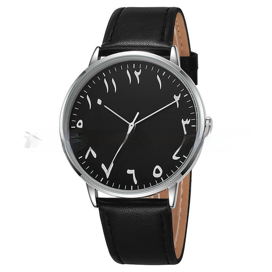 Reloj Minimalista con Números Arábigos - Diseño Vintage Unisex - Image 2