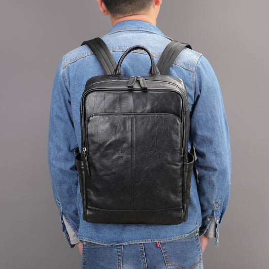 Bolso Bandolera Hombre Cuero Retro Estilo Coreano - Image 18