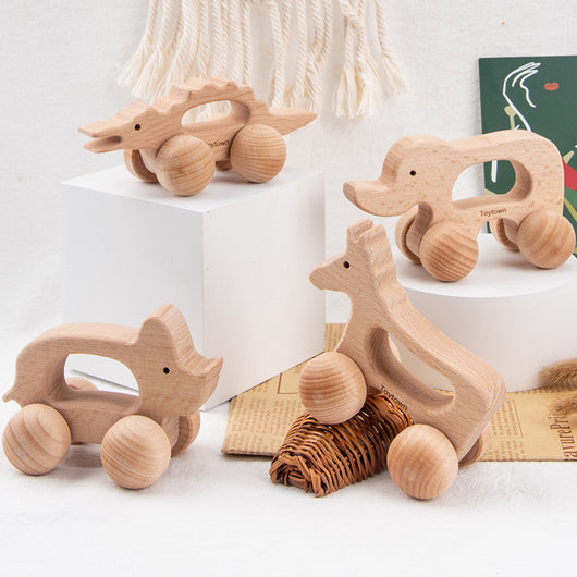 Juguete de Madera para Bebé con Formas de Animales