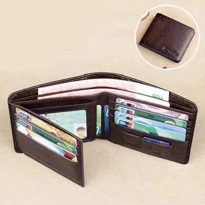 Billetera Horizontal de Cuero para Hombre con Gran Capacidad - Image 7