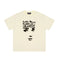 Playera Suelta con Estampado de Letras Personalidad Americana