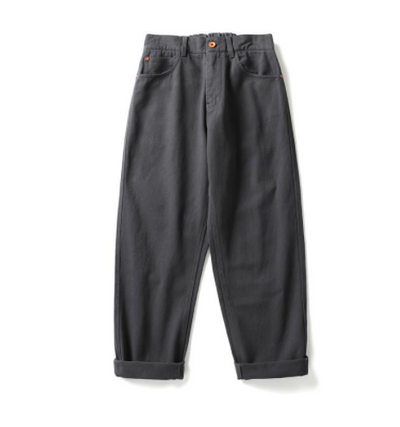 Pantalones Rectos Bordados Unisex - Jeans Tejidos de Diseño Urbano - Image 9