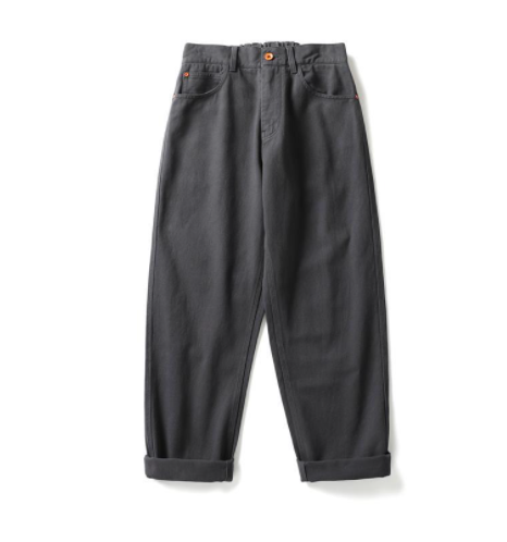 Pantalones Rectos Bordados Unisex - Jeans Tejidos de Diseño Urbano - Image 9