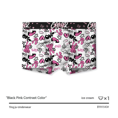 Calzoncillos Boxer Tipo Brief Negro y Rosa Transpirables con Protección Antibacteriana para Hombre - Image 9