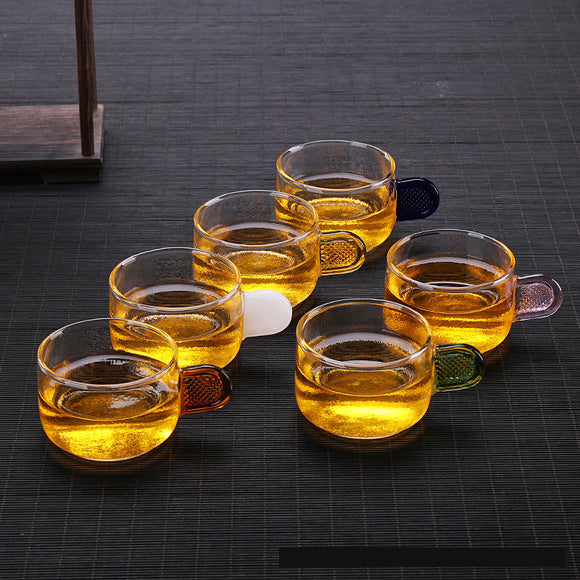 Taza de Té de Vidrio Borosilicato Resistente al Calor