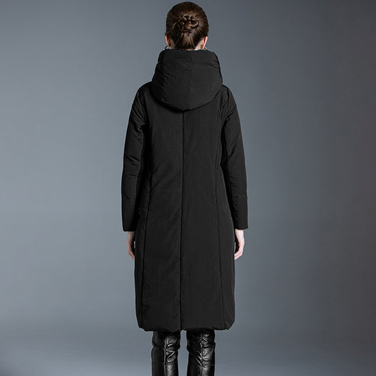 Abrigo Recto Slim de Invierno para Mujer - Image 2