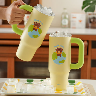 Vaso Térmico de Gran Capacidad con Pajita - Mantén tus Bebidas Frías Todo el Día - Image 3