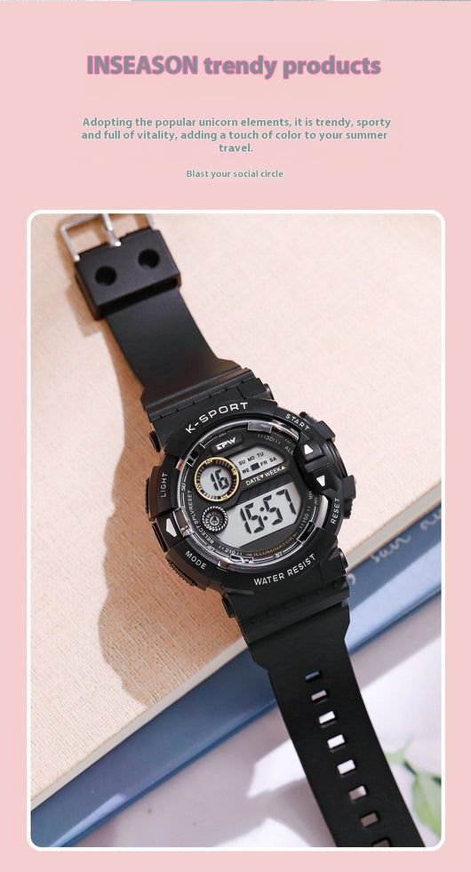 Reloj Deportivo Luminoso Multifuncional Resistente al Agua para Niños - Image 17