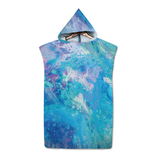 Poncho Toalla de Playa con Capucha - Protección Solar y Cambio Rápido - Image 2