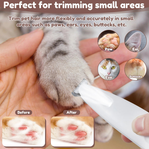 Cortauñas para Perros con Luz LED y Pantalla Digital - Resistente al Agua